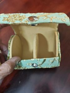 Floral Embroidered Pouch