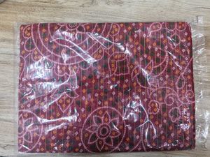 Madwadi Zari Weaving Red Cotton Chunri Duppata