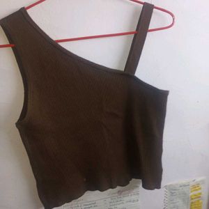 Crop Top Stylish Shoulder