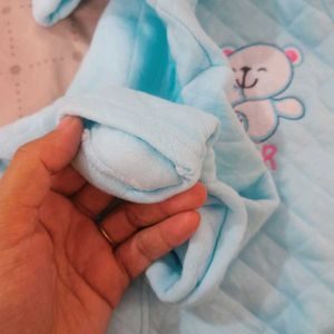 Baby Blue Woolen Set