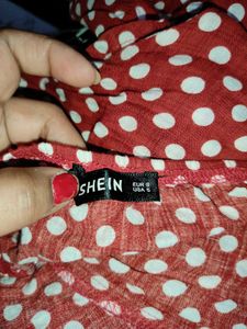 Shein Polka Dot Top
