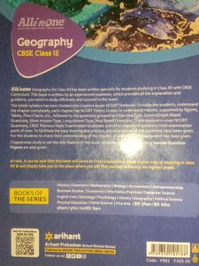 Arihant Geography Refrence Book For Class 12