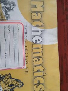 Mathematics Textbook for Class 8th NCERT