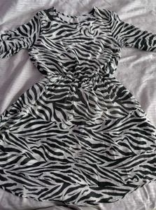 Zebra Print Dress