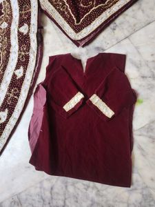 beautiful maroon zaridozi work lehenga velvet ♥️ f