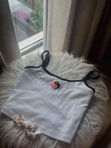 White Cropped Tank (unused)