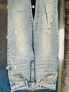 Distressed Denim Jeans