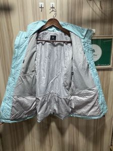 Fila Light Blue Zipup Padded Jacket
