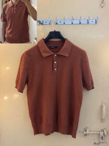 Mens Knitted Polo Shirt