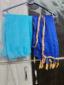 Blue & Turquoise Dupatta Set