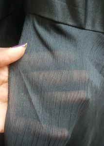 Elegant Black Hi-Lo Dress