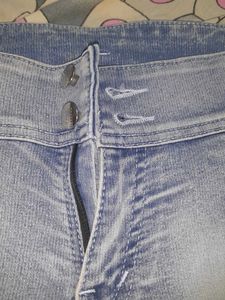 Light Wash Denim Skirt