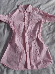 Pink Striped Shirt