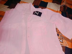 Pink Casual Shirt