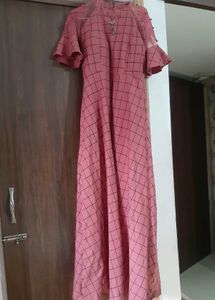 Pink Plaid Dress