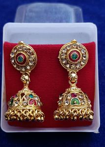 Golden Dimand Earrings.