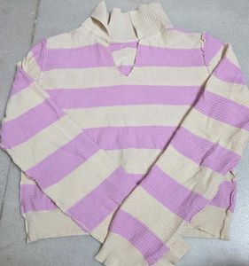 Striped Knit Sweater