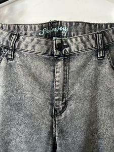 Grey Wash Denim Jeans