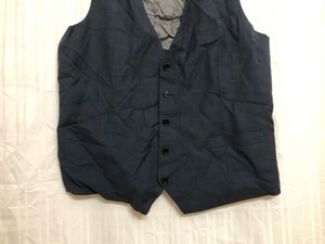 Blue Plain Waistcoat