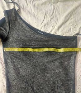 Silver Black 🖤 Top