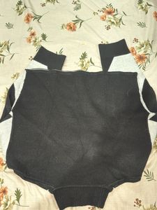 Argyle Pattern Turtleneck Sweater