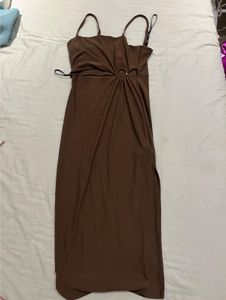 Brown Midi Dress