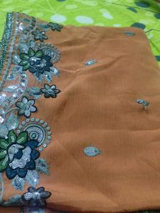 Chocolate Colour Saree