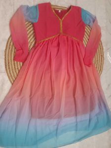 Anarkali Gown With Dupatta