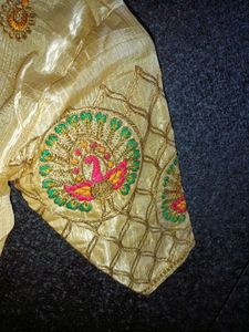 Gold Embroidered Blouse