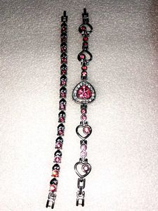 Heart Accent Bracelet Watch