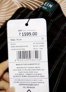 Wide Leg Black Pants