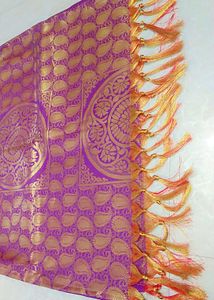 Banaras Purple &amp; Gold Shirt