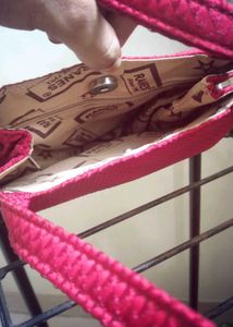 Pink Woven Tote Bag✨❤