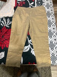 Golden Shimmer Pant, Botique Stitched. New Brand , Size Issue So Didn’t Wore Even Once