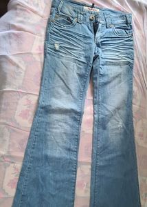 Light Blue Jeans For Woman