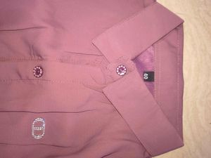 Mauve Button-Down Shirt