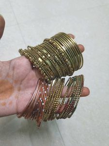 Metal & Clay Bangles Combo