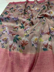 Pink Saree For Festive Wear