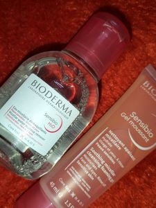 BIODERMA Sensibio Range ( Gel Moussant + H20 Makeup Removal Water) Minis