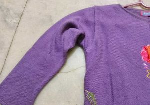Lavender Cropped Sweater 💜🌸