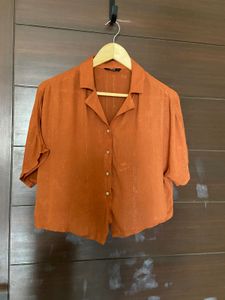 Only Women’s Rust Colour Top (S)
