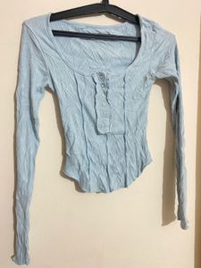 Cyan Corset Top