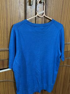 korean cute blue top