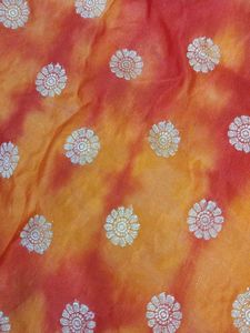Orange Embellished Gown