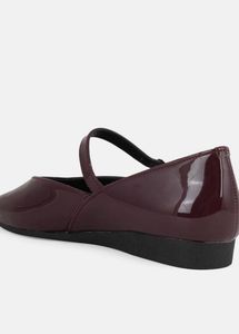 Burgundy Women Ballerina