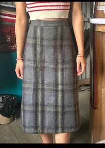 Combo Of Korean Checked Skirt
