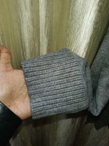 Gray Quarter-Zip Pullover