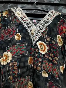 Floral Print Kurta