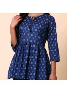 Blue Short Kurti