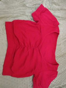 Maroon Coloured Top For Summer💓